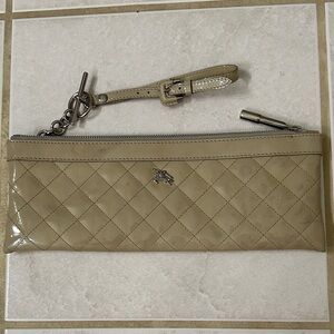 Burberry Quilted Beige Wristlet